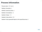 Process information panel